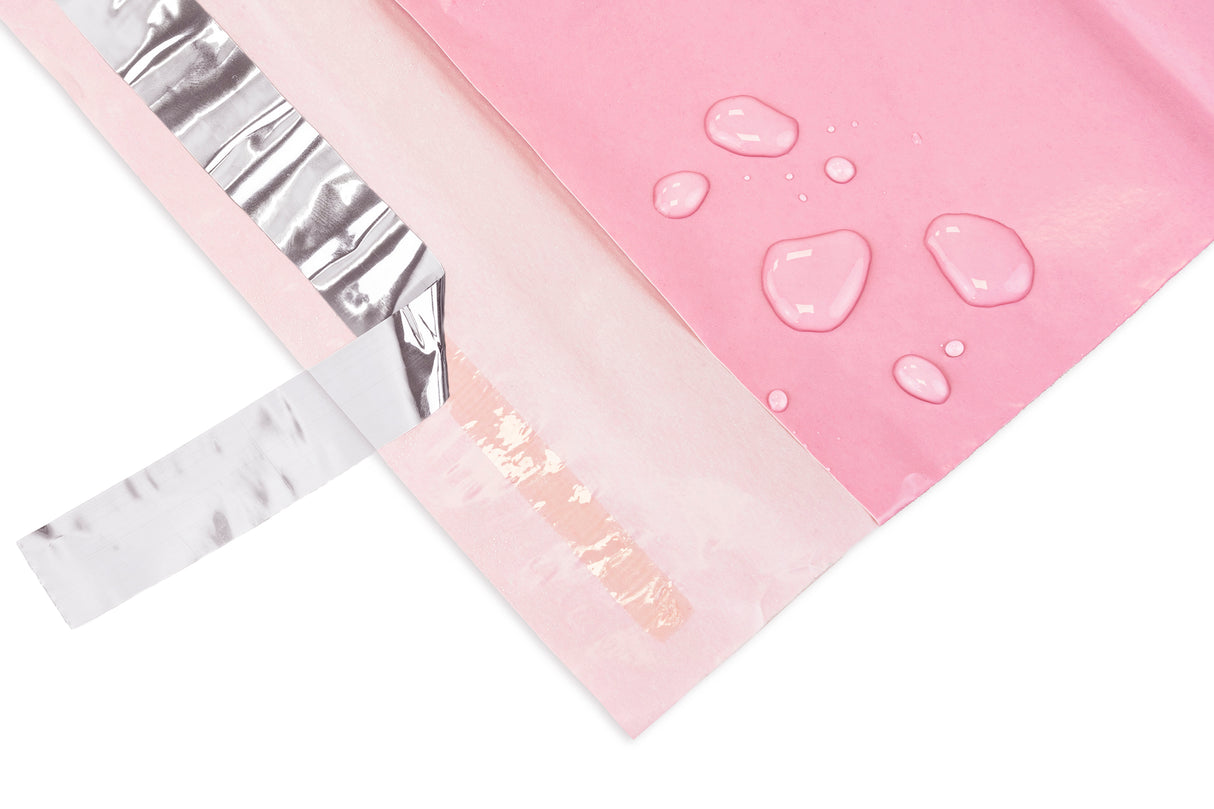 Różowe foliopaki kurierskie B5 190x250mm 50 szt.