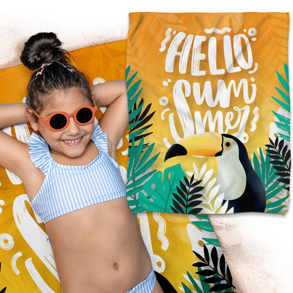 Ręcznik z Mikrofibry Dzięcięcy 60x75 Hello Summer