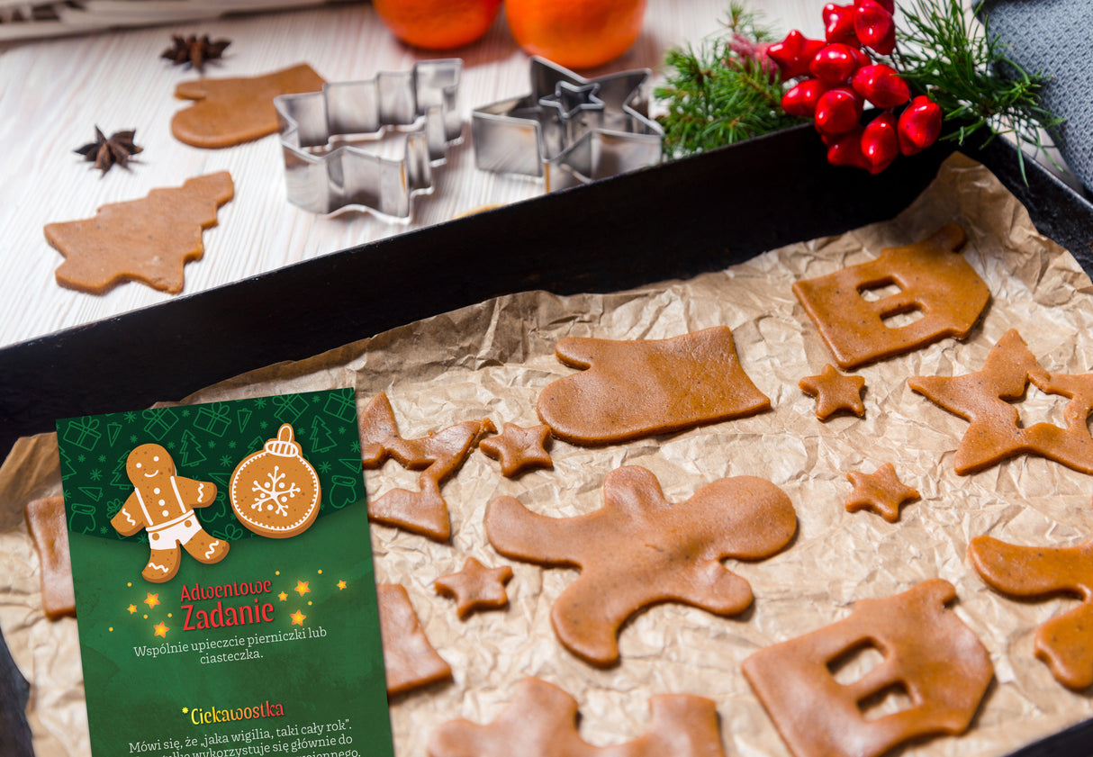 Kalendarz adwentowy Karty z zadaniami 30szt.