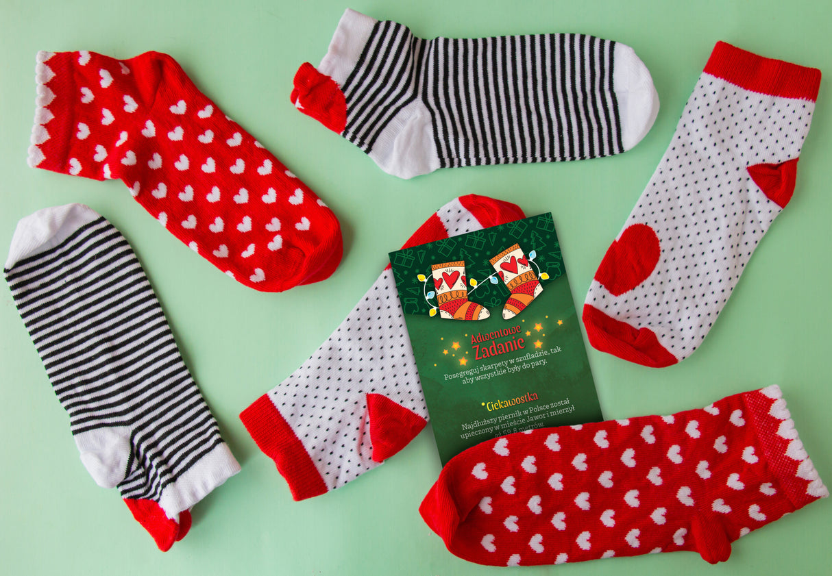 Kalendarz adwentowy Karty z zadaniami 30szt.