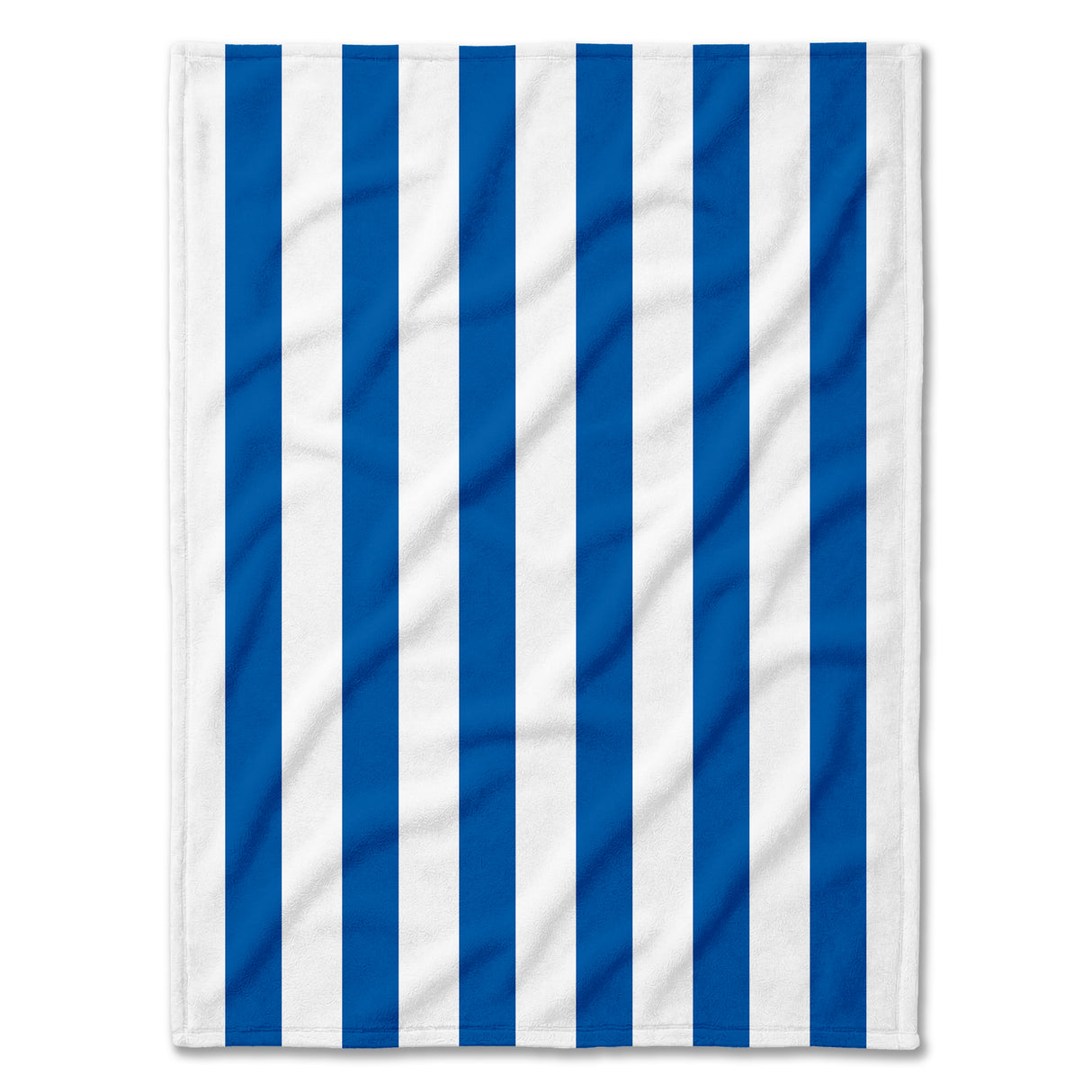 Koc plażowy 150x200 cm w paski - Różne kolory Granatowy