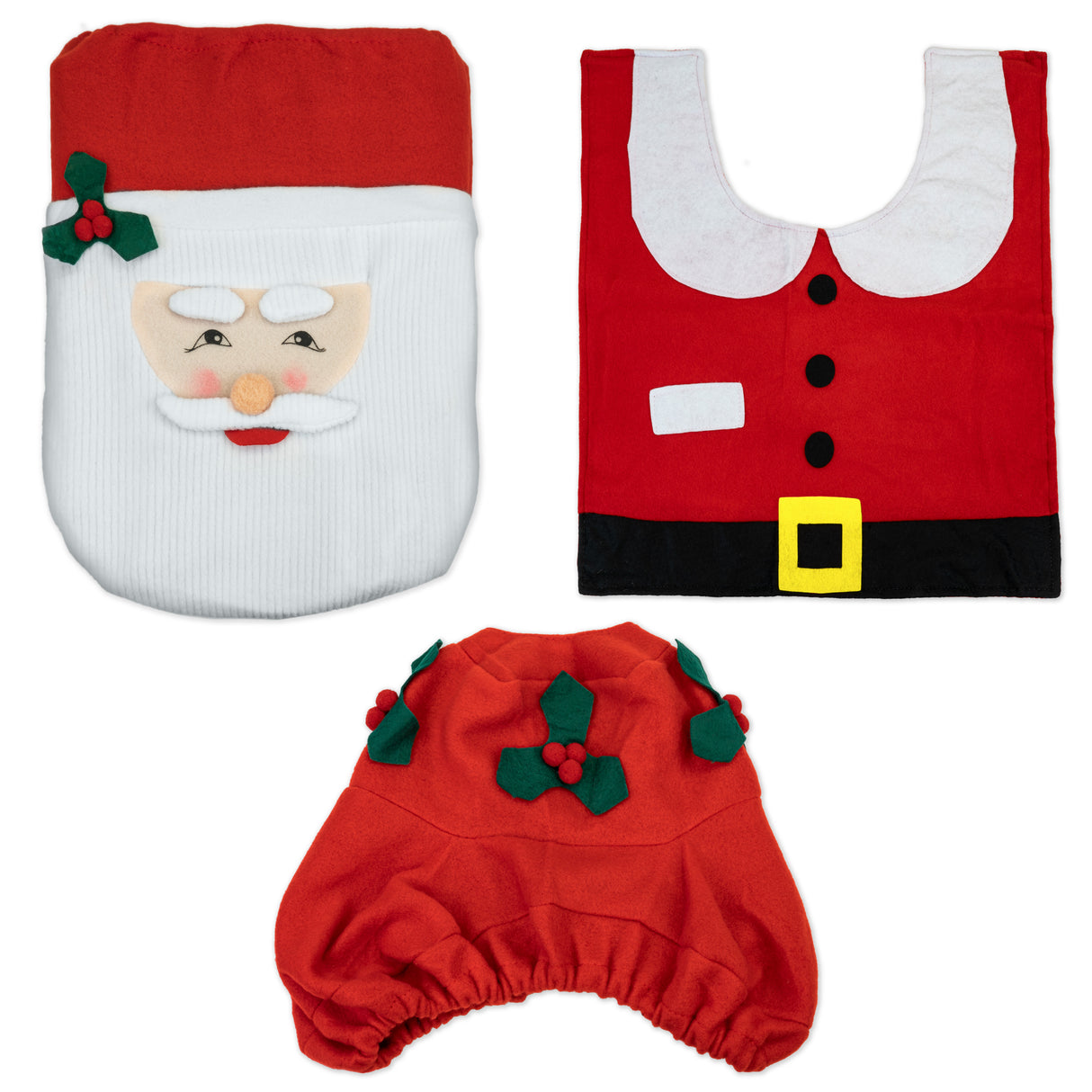 Świąteczny zestaw łazienkowy 3 w 1 Mikołaj