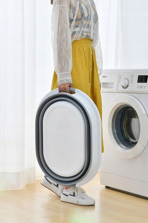 Składany Kosz Na Pranie Miska Silikonowa Wanienka