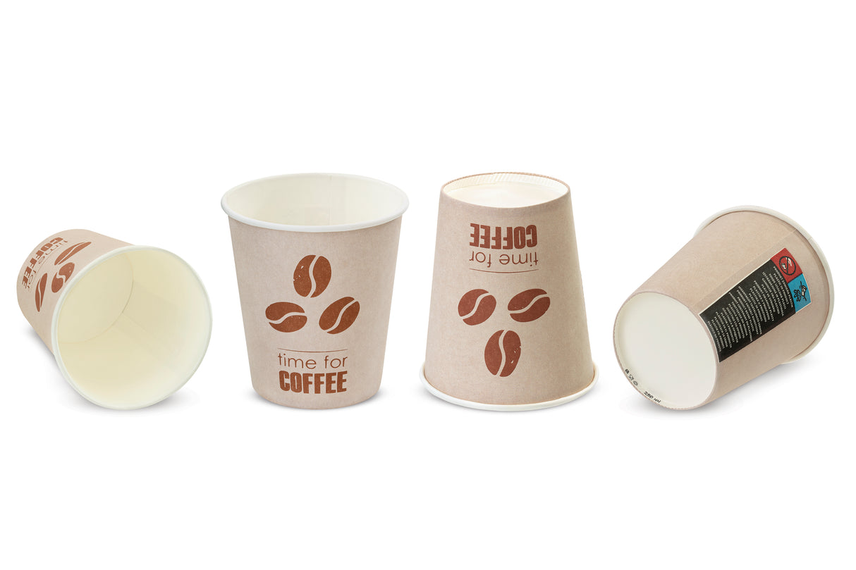 Kubeczki papierowe zestaw ABSTRAKCJA 250ml 100szt.