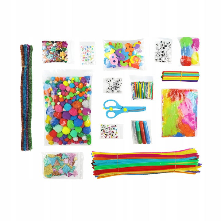 Kolorowy zestaw artystyczny DIY dla dzieci