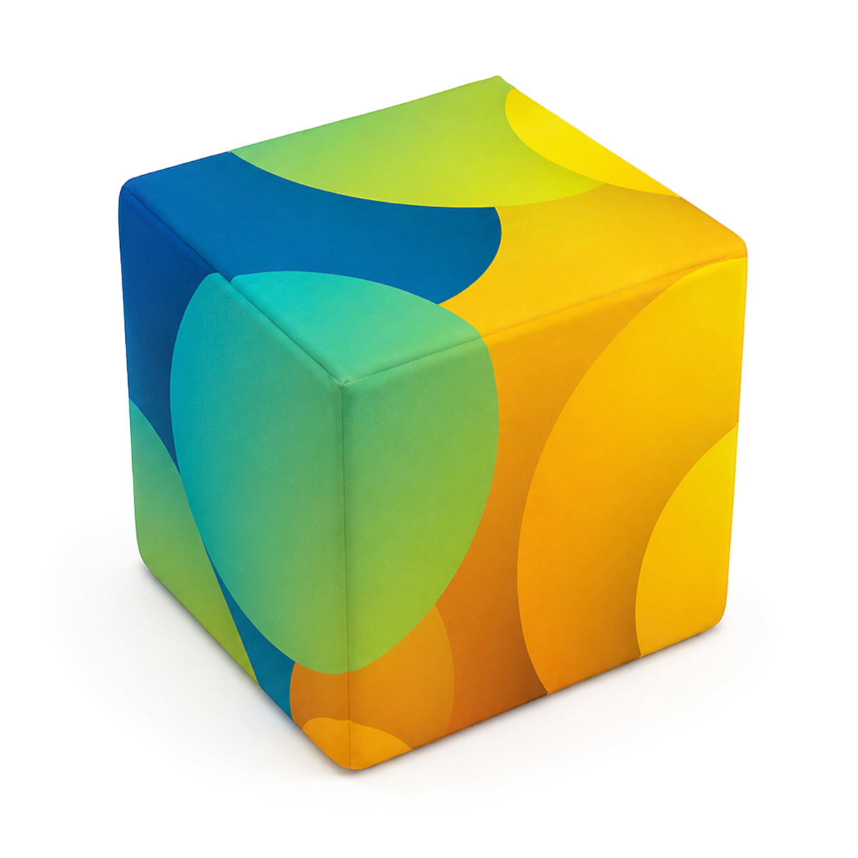 PUFA KOSTKA 40x40x40cm LOGO