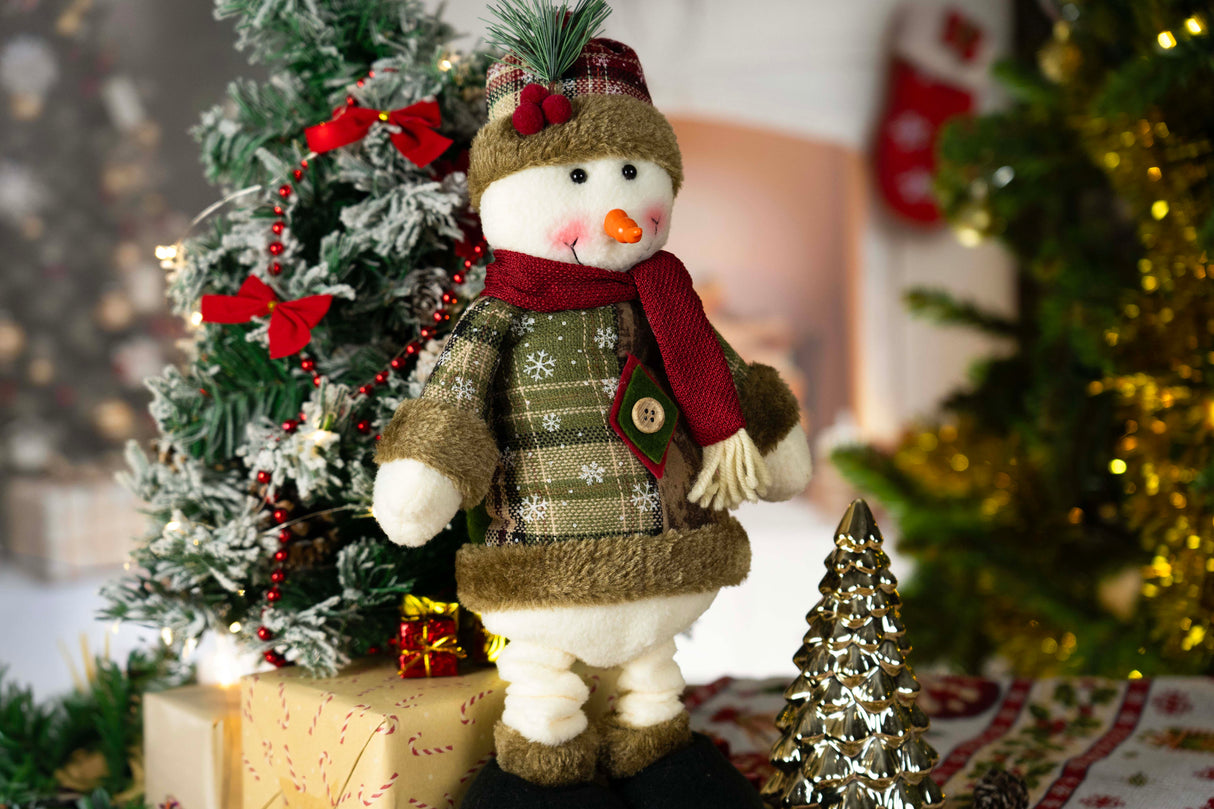 Dekoracyjna figurka Świąteczny bałwan regulowana