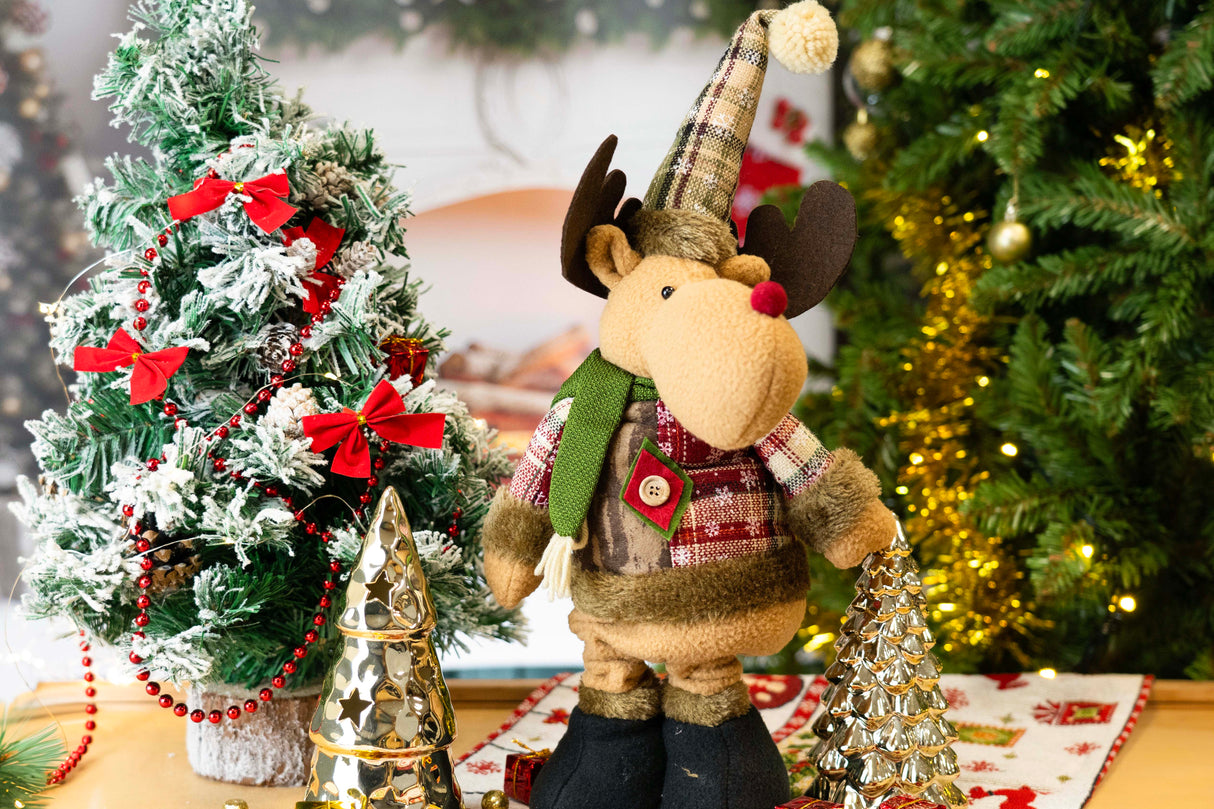 Dekoracyjna figurka Świąteczny Renifer regulowana