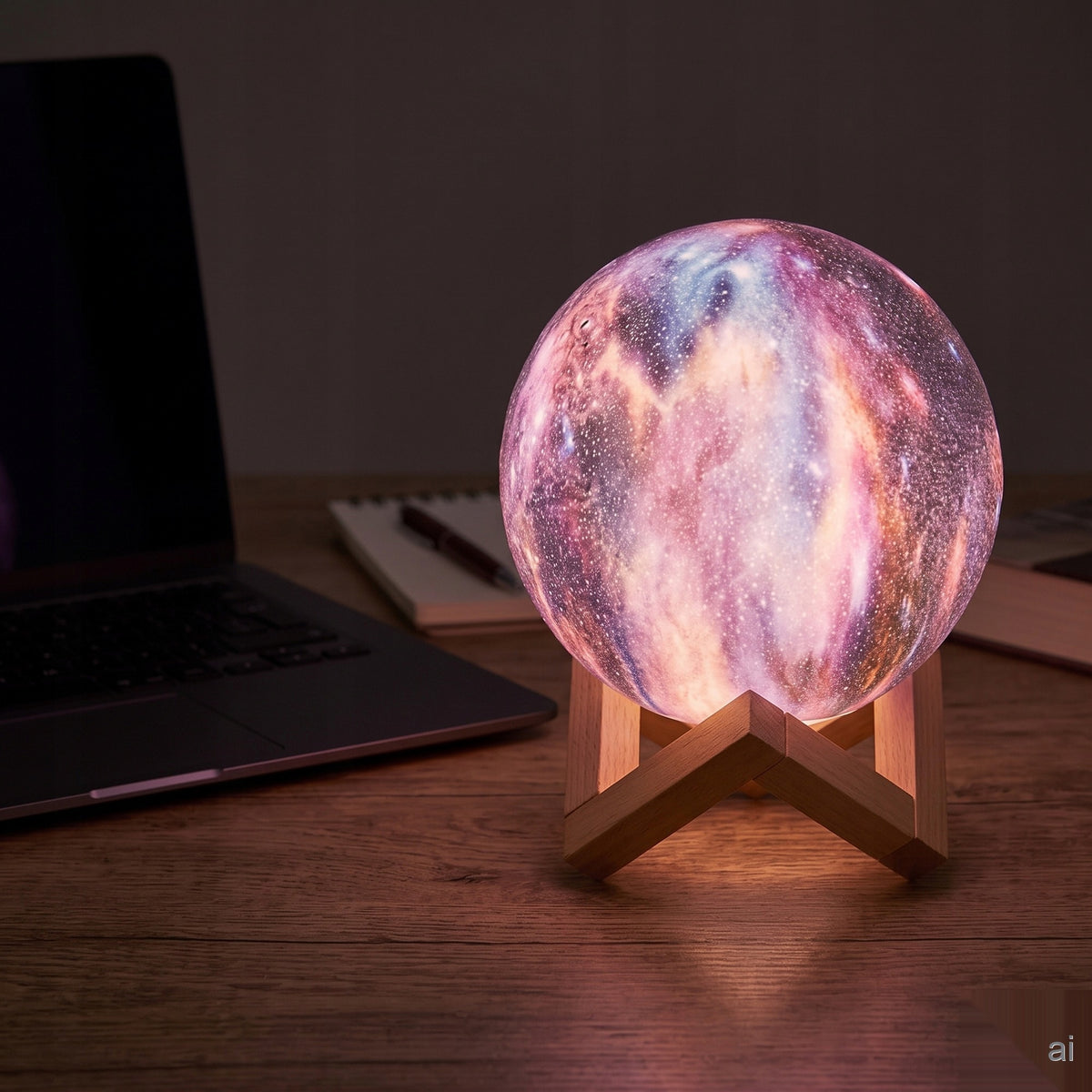 Lampka nocna LED księżyc