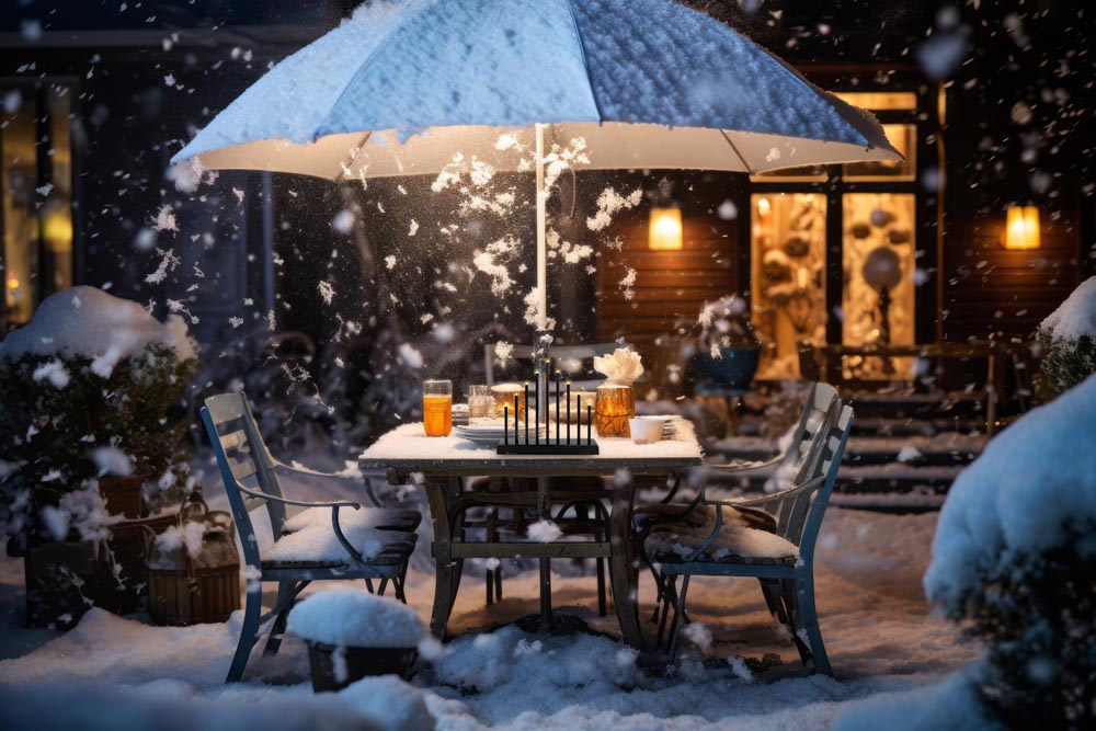 Świece adwentowe Dekoracyjny mostek LED CIEPŁE ŚWIATŁO