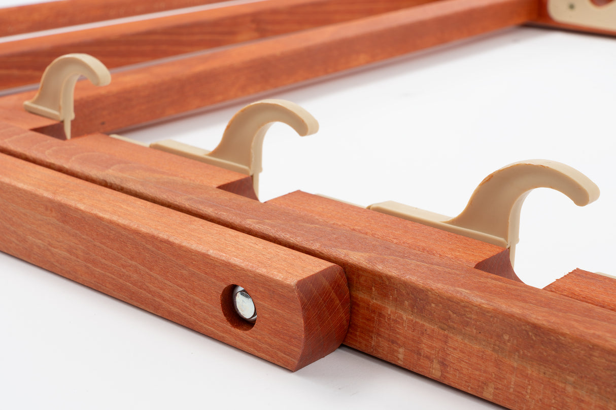 Leżak drewniany BON APPETIT - Pomarańczowy Stelaż