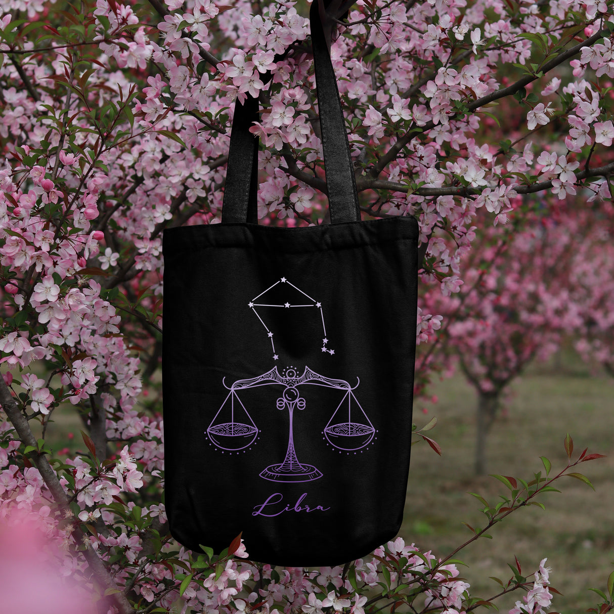 Torba bawełniana z nadrukiem Czarna WAGA