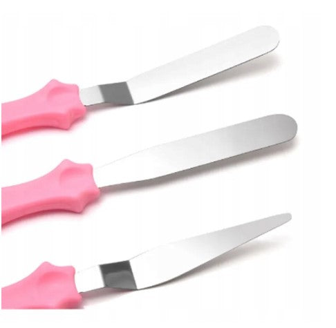 Łopatka do tortów ZESTAW 3 szt. DO WYGŁADZANIA MASY