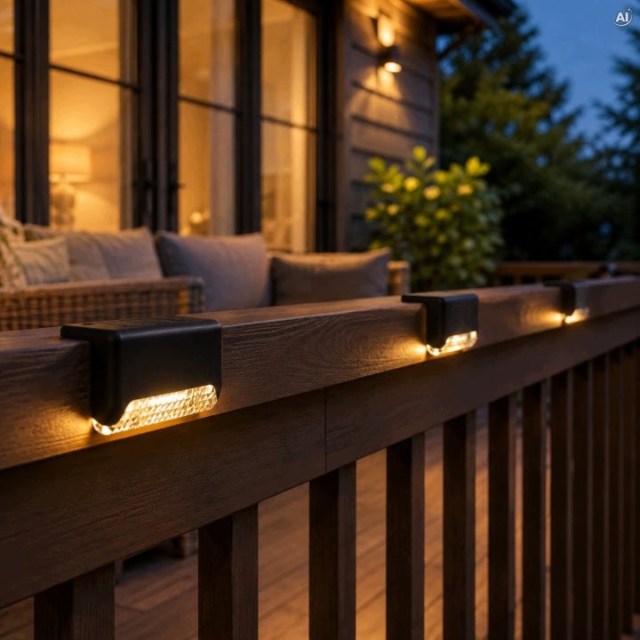 Lampki solarne schodowe LED 7szt.