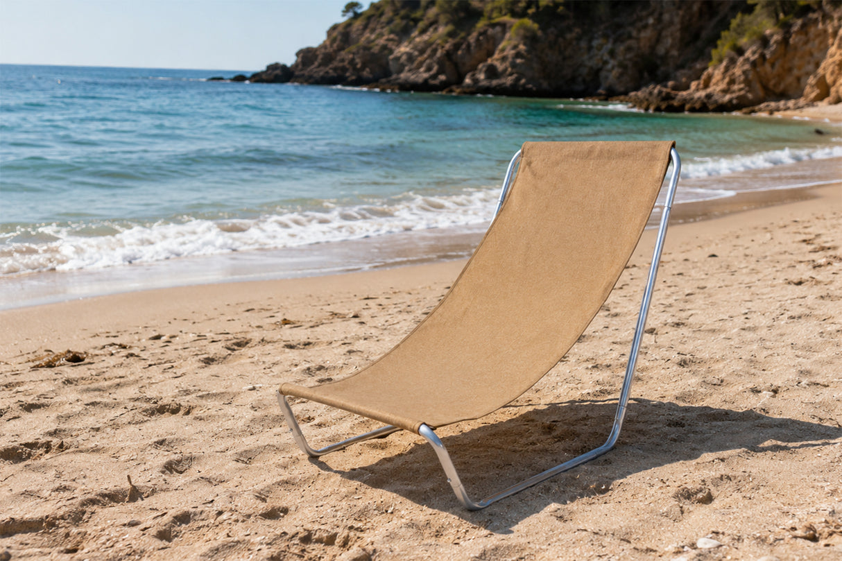 Leżak Plażowy Metalowy LEN