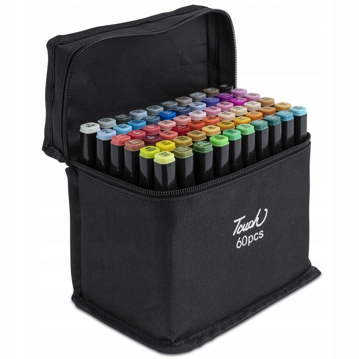 Flamastry markery zestaw 60szt.