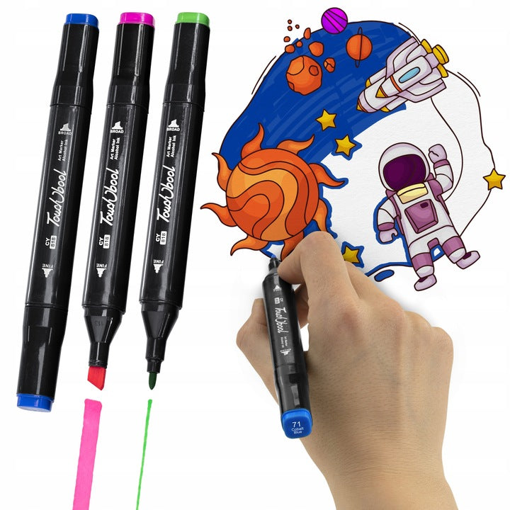 Flamastry markery zestaw 60szt.