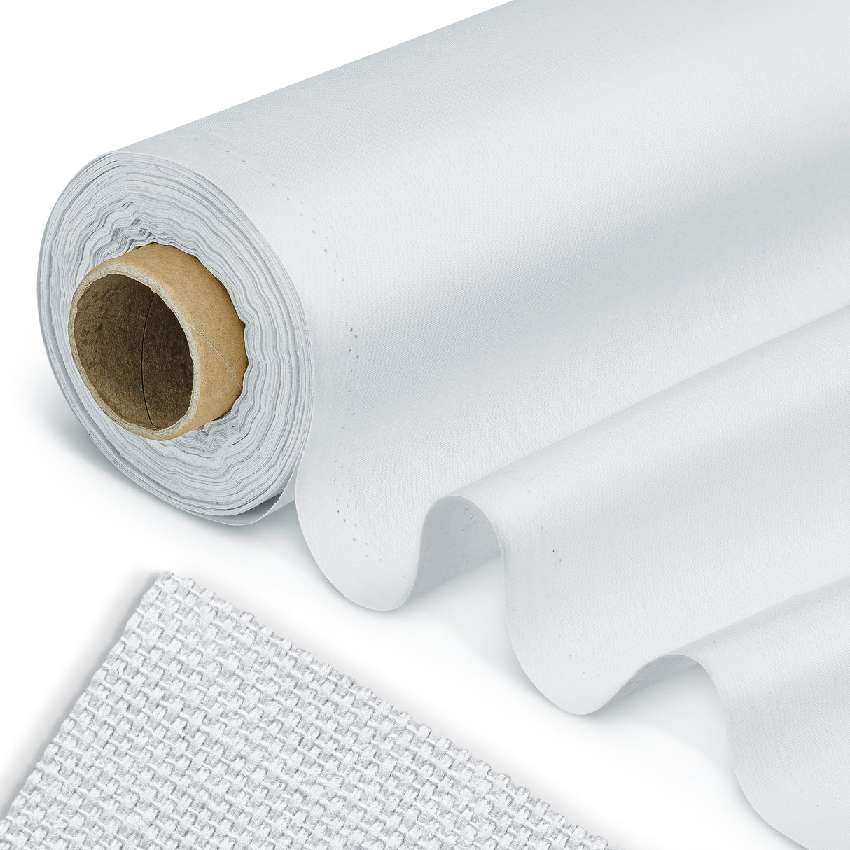 Tkanina bawełna 220g/m2 1m Biała