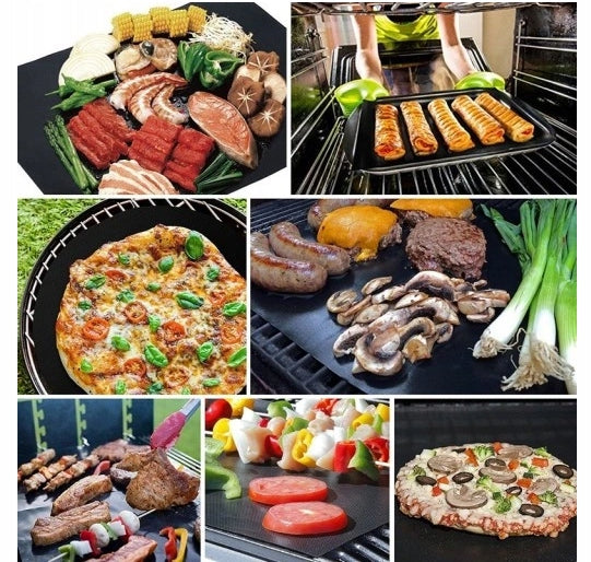 Mata teflonowa na grilla Tacka do pieczenia 8szt.