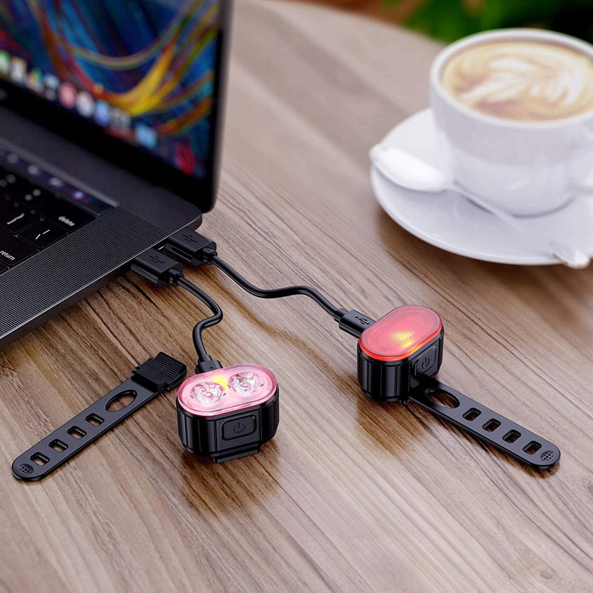 Lampka Rowerowa Przód i Tył LED