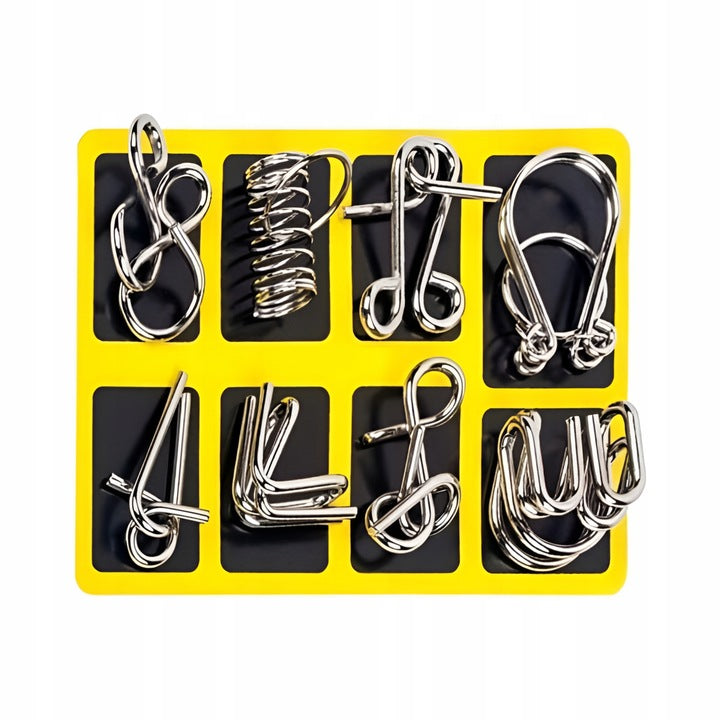 Metalowa układanka logiczna puzzle