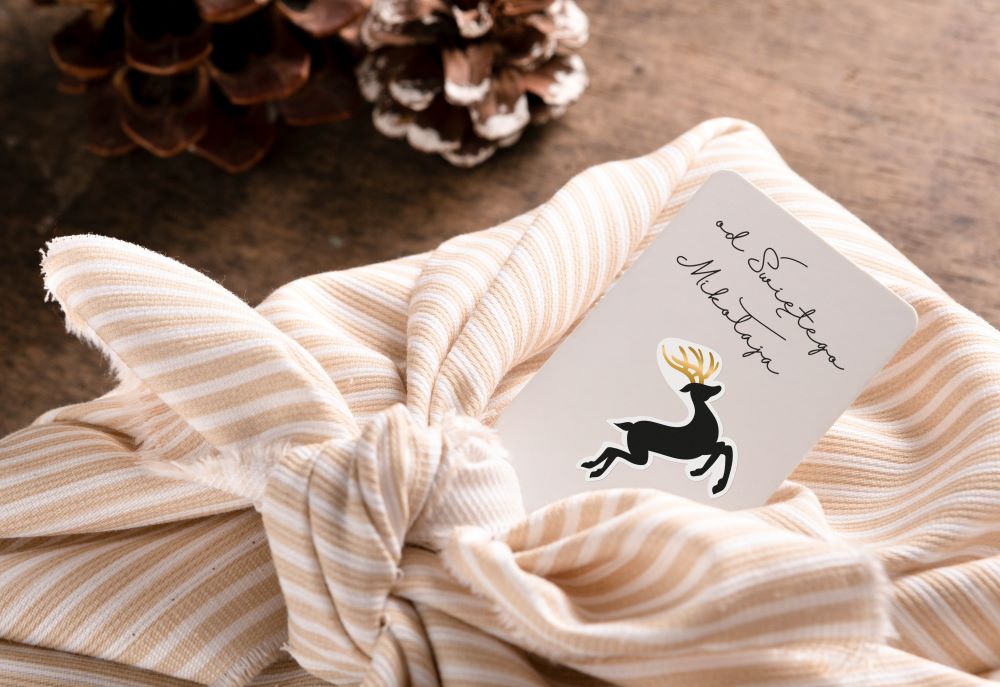 Naklejki świąteczne ozdobne Bałwan