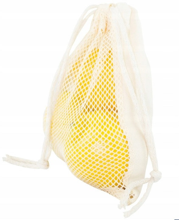 Worek z siatki bawełnianej 250x300mm Ecru