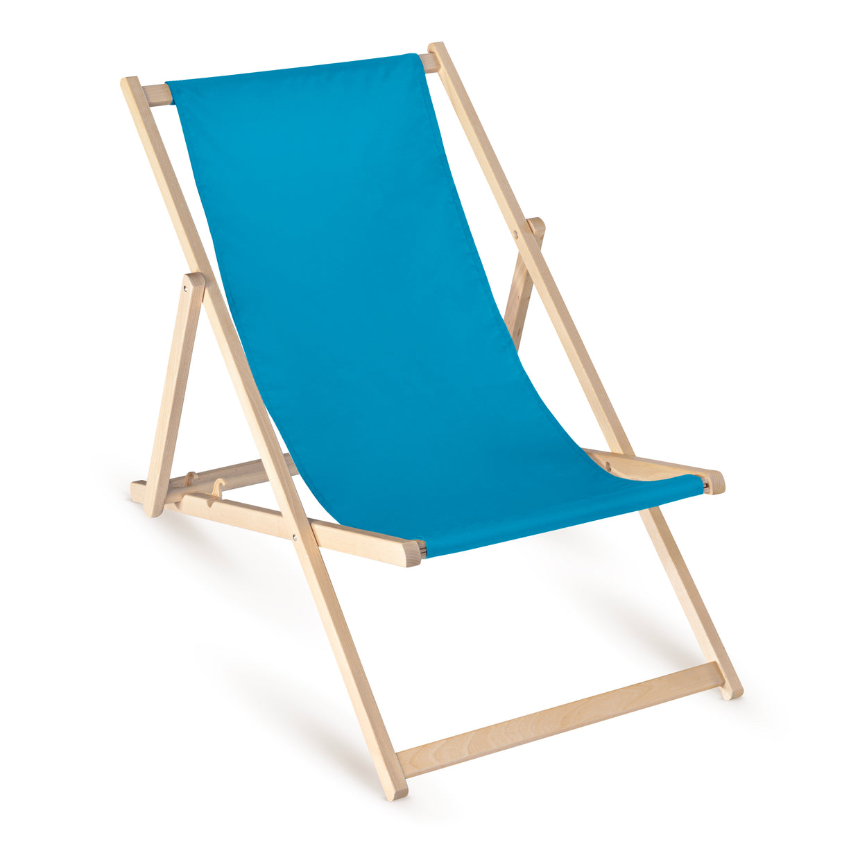 Leżak drewniany - RÓŻNE KOLORY Turkusowy