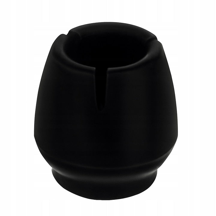 Czarne nakładki silikonowe z filcem 16 szt.