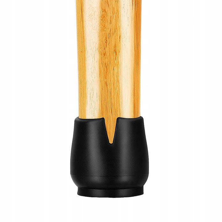 Czarne nakładki silikonowe z filcem 16 szt.