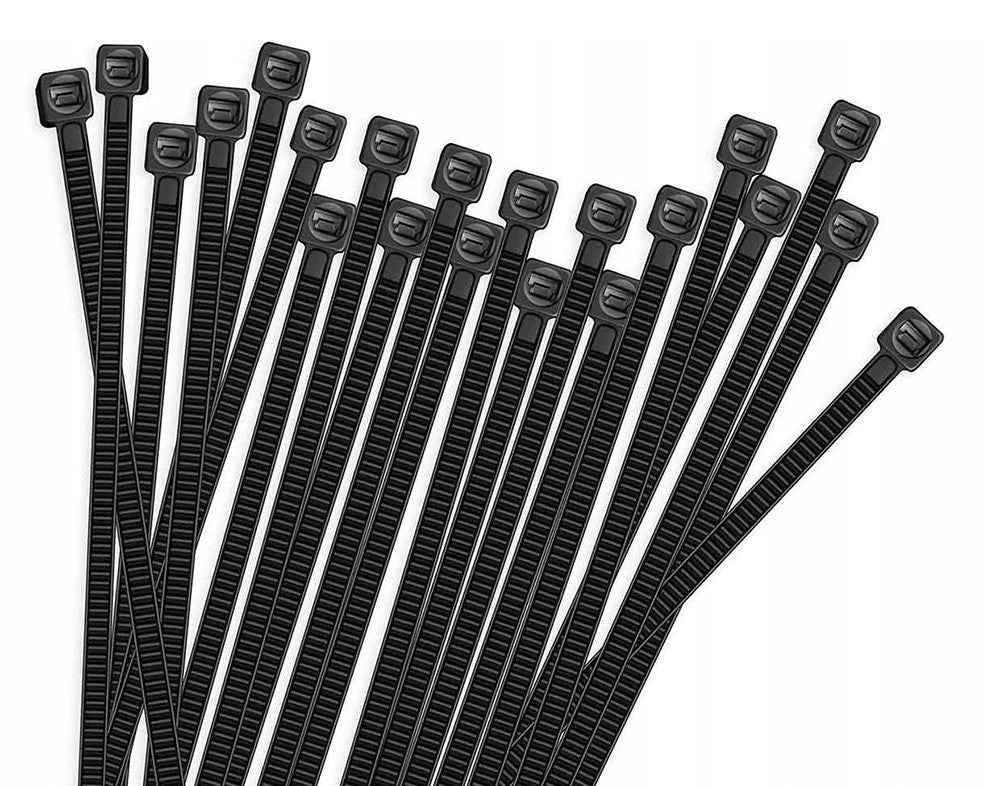 OPASKI KABLOWE ZACISKOWE CZARNE 2,5X200mm 100szt.