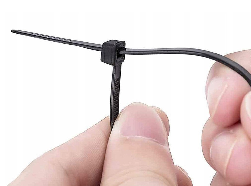 OPASKI KABLOWE ZACISKOWE CZARNE 2,5X100mm 100szt.