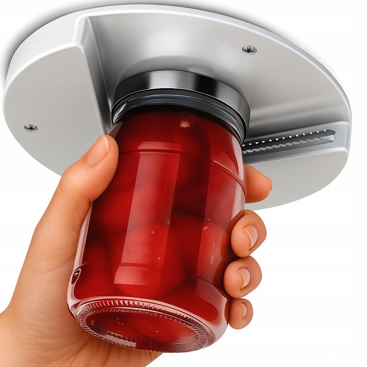 Uniwersalny podszafkowy otwieracz do słoików