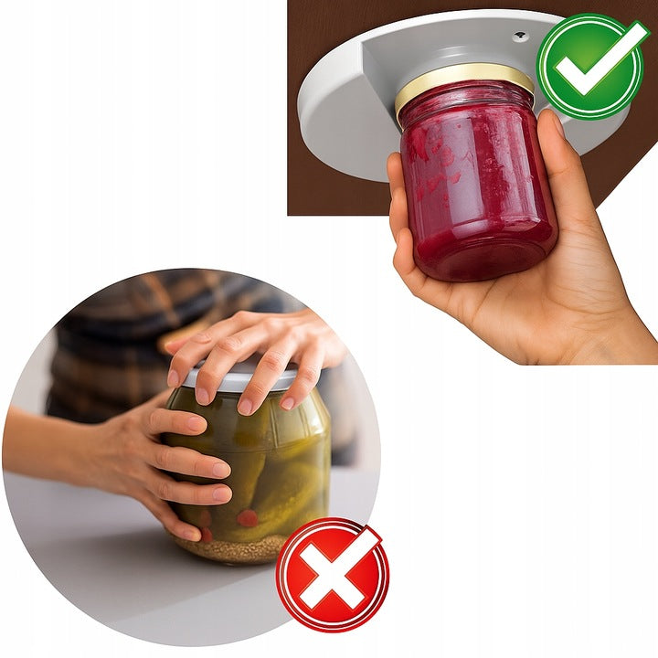 Uniwersalny podszafkowy otwieracz do słoików