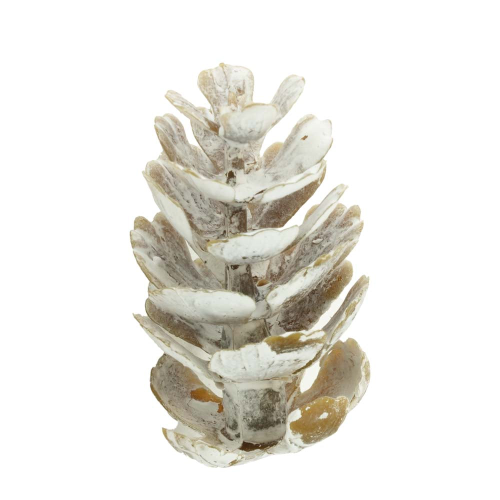 Szyszki Oszronione dekoracyjne Ozdoba świąteczna 8szt.