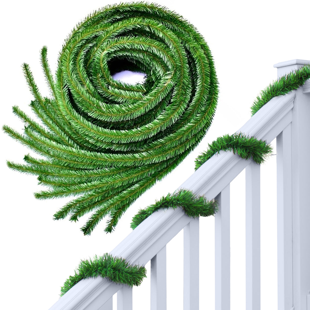 Girlanda sztuczna świąteczna 1m elastyczna