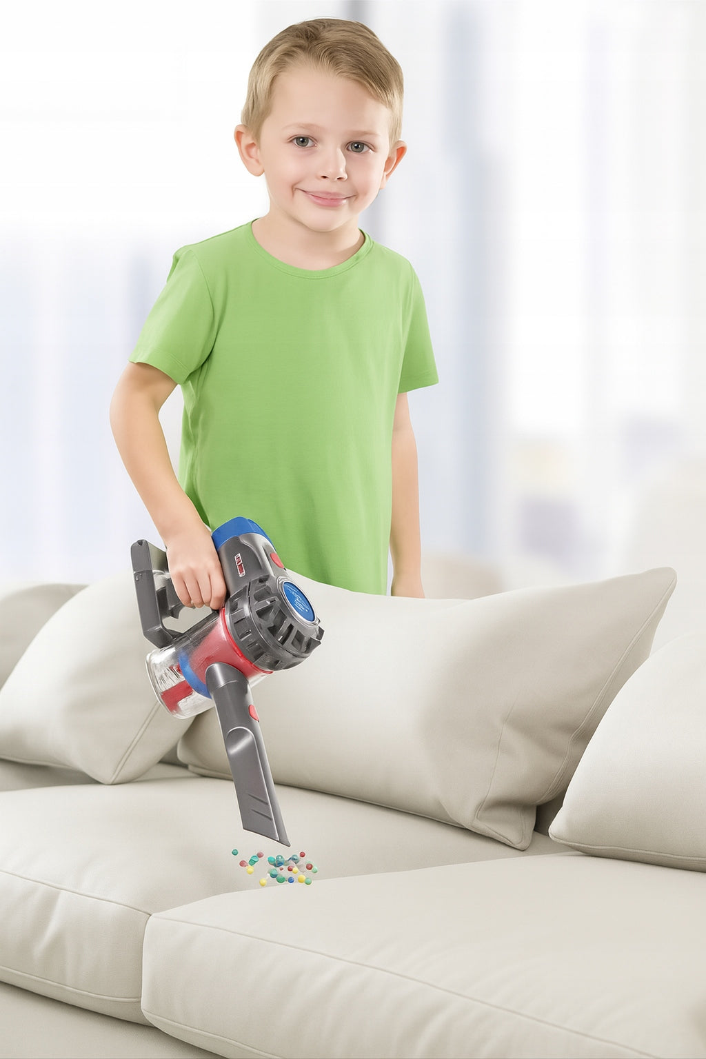 Interaktywny odkurzacz zabawkowy dla dzieci