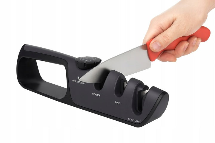 Ostrzałka do noży 3w1 z regulacją kąta