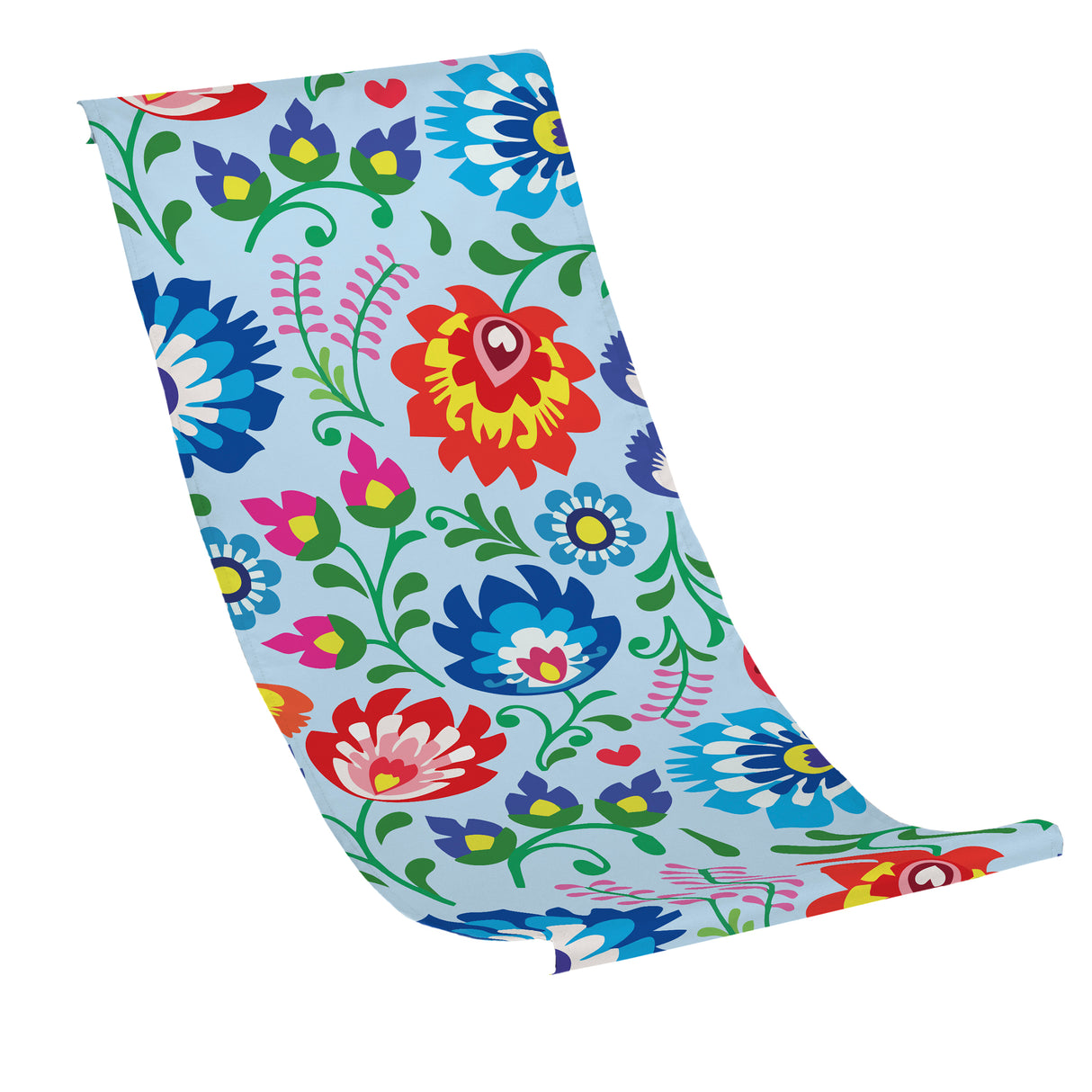 Płachta na Leżak FOLK JASNONIEBIESKA