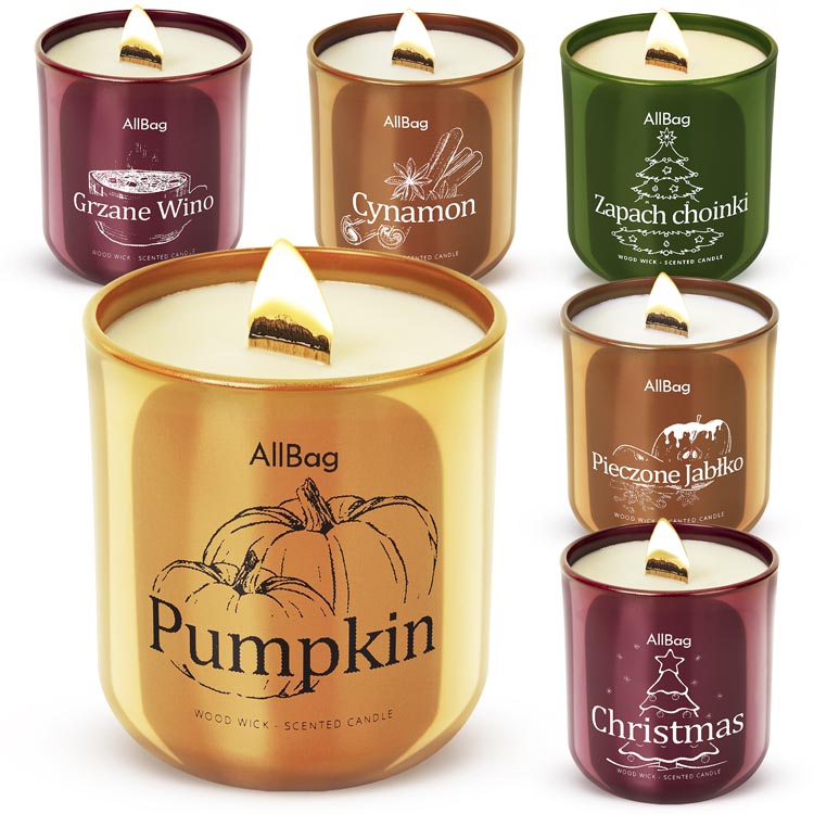 Świece sojowe zapachowe ZESTAW 6 szt.