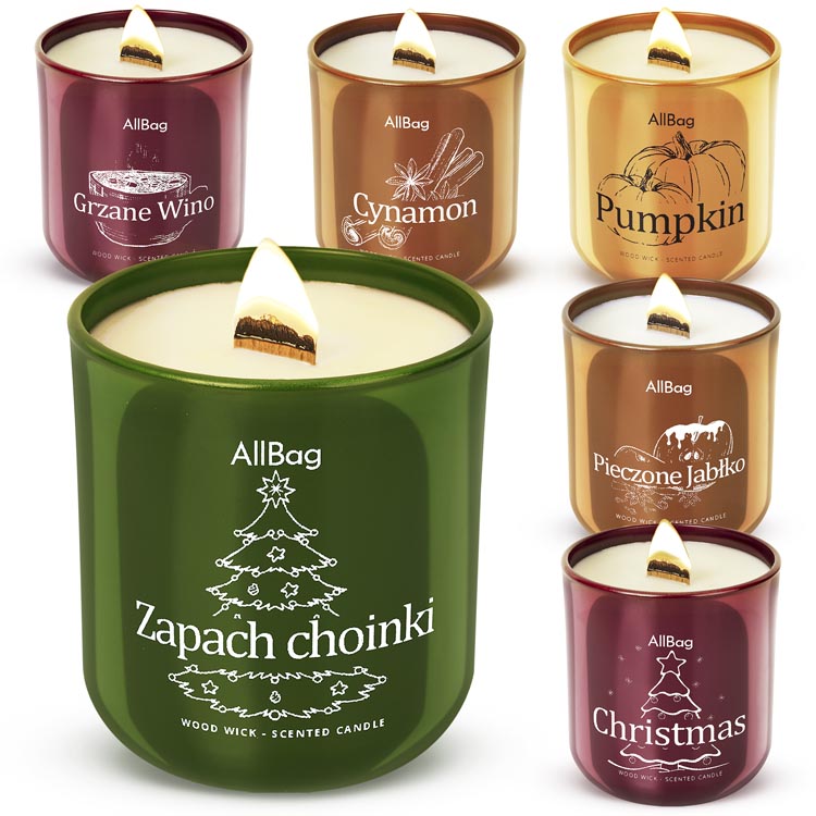 Świece sojowe zapachowe ZESTAW 6 szt.