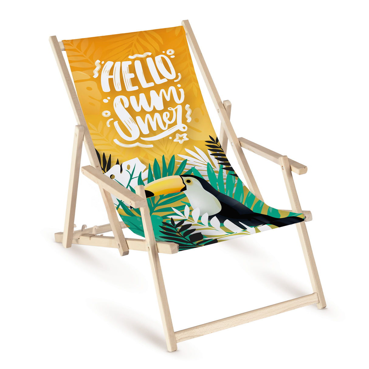Leżak z Podłokietnikiem Hello Summer