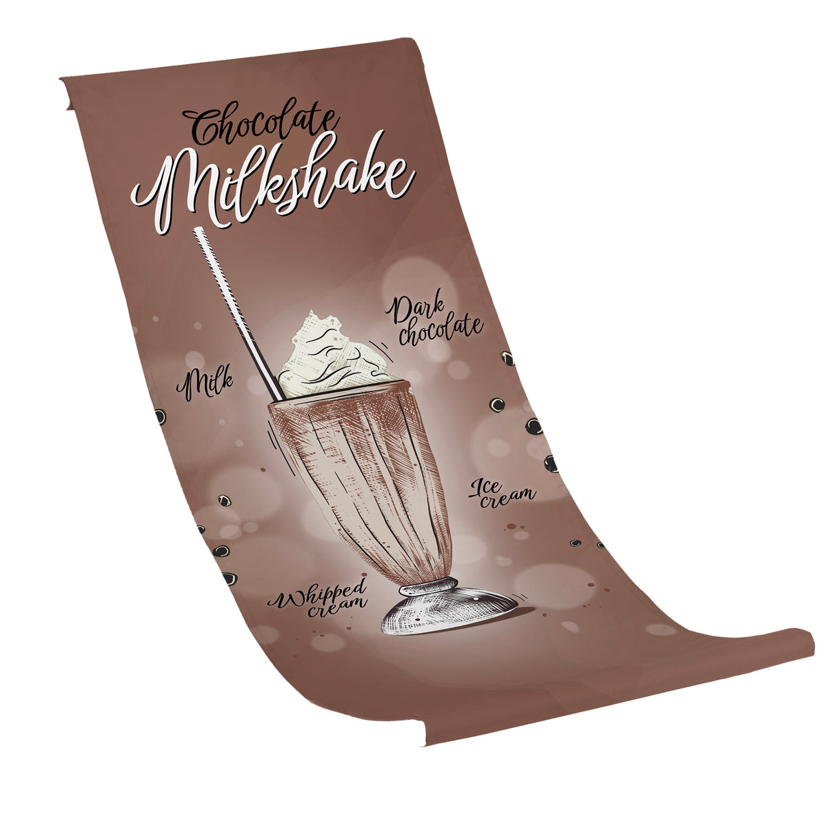 Płachta na Leżak CHOCOLATE MILKSHAKE