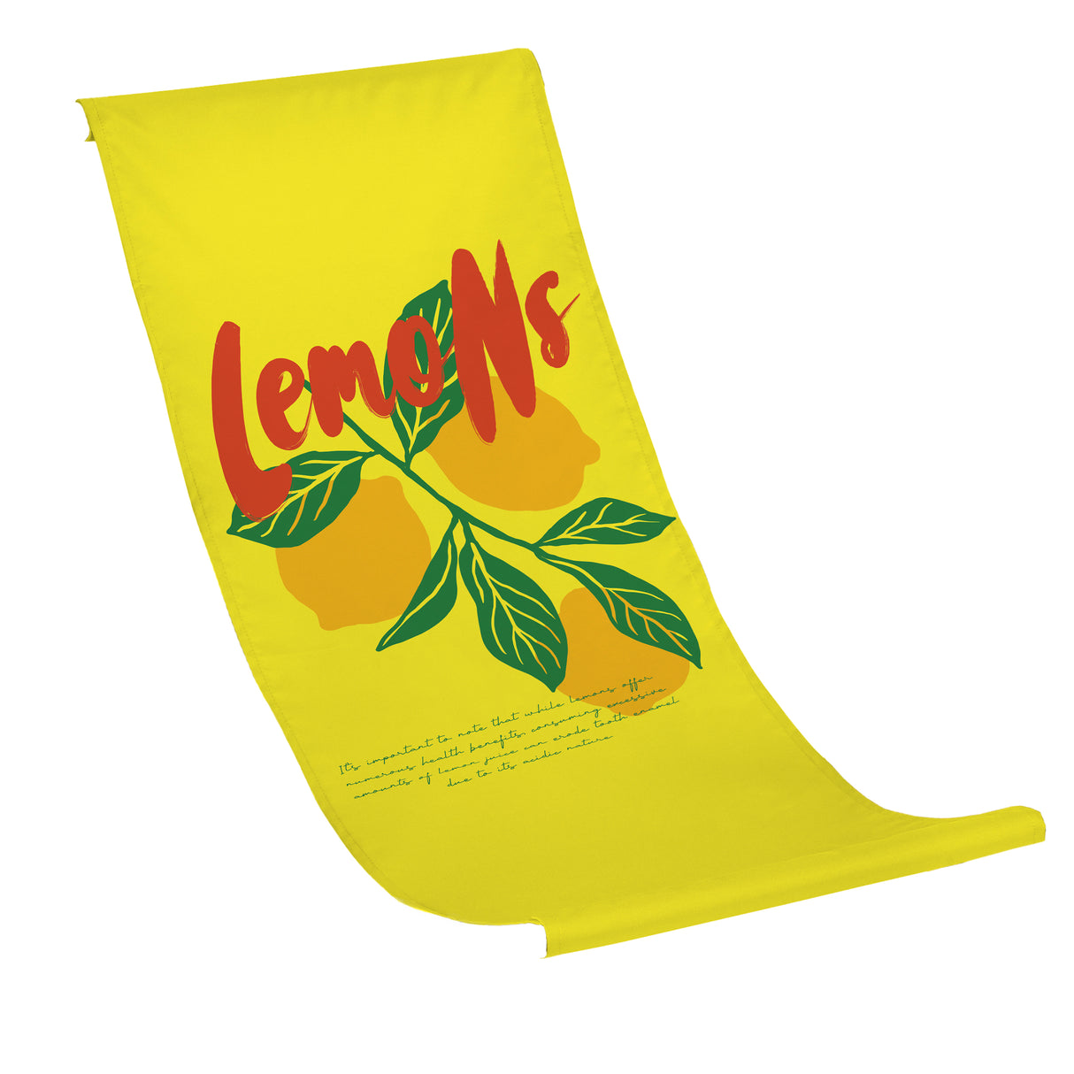 Płachta na Leżak LEMONS