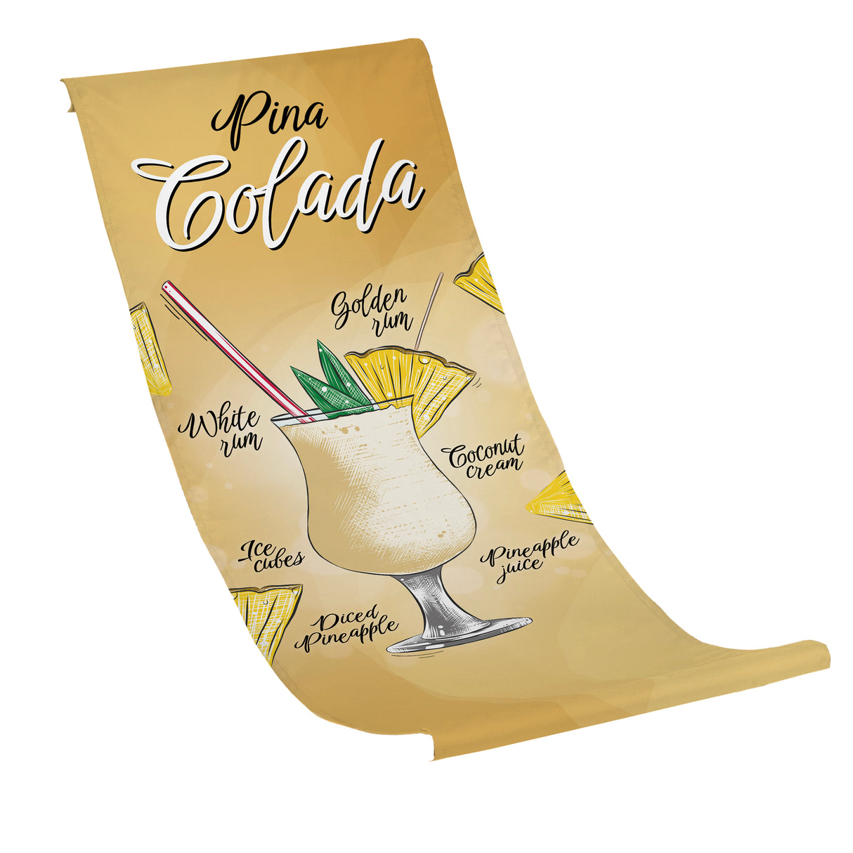 Płachta na Leżak PINA COLADA