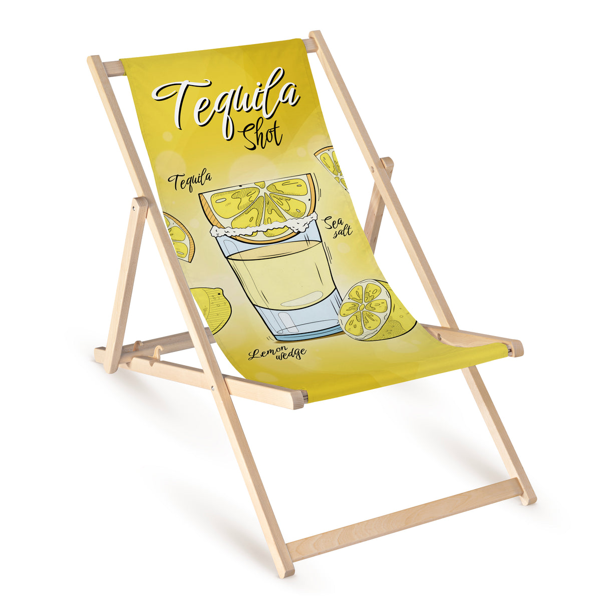 Leżak drewniany Tequila Shot