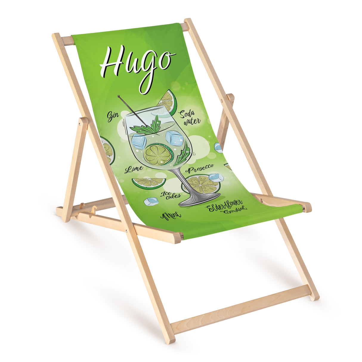 Leżak Drewniany Hugo Drink