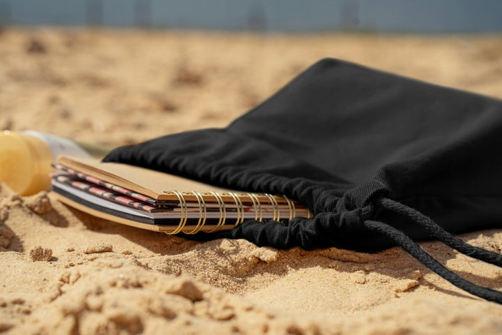 Plecak worek bawełniany 340x400mm Czarny