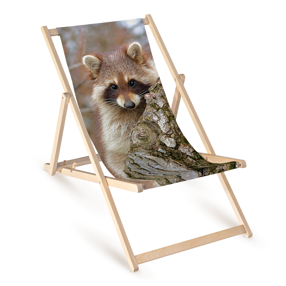 Leżak drewniany z nadrukiem SZOP PRACZ