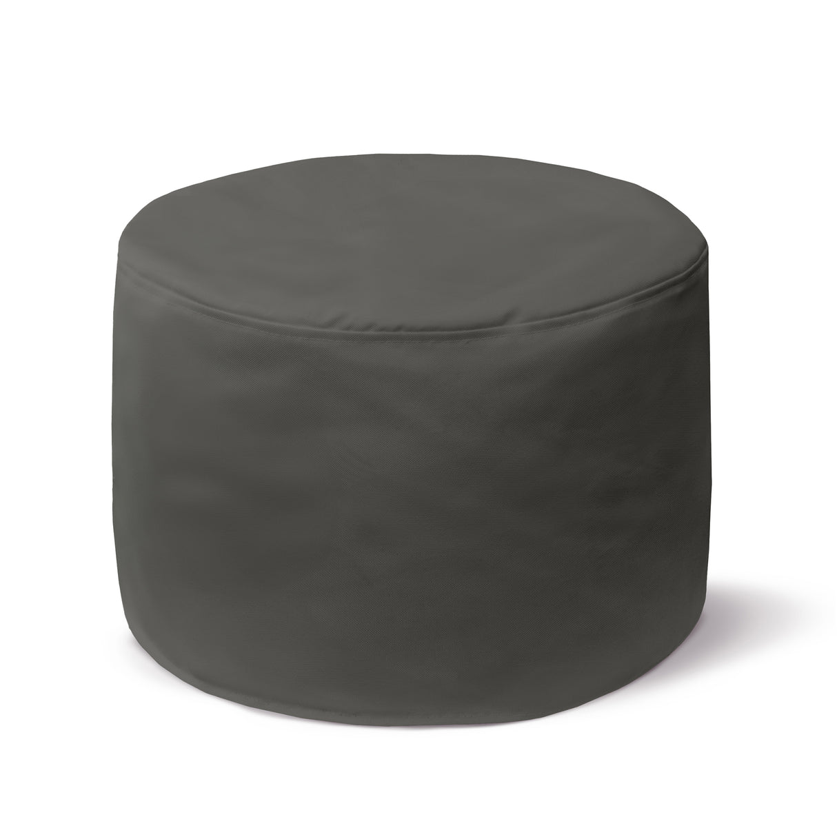 Pufa Okrągła Podnóżek RÓŻNE KOLORY Ciemnoszary